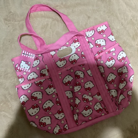 New Hello Kitty Womens Tote - Pink/ 12x20” - Picture 7 of 7